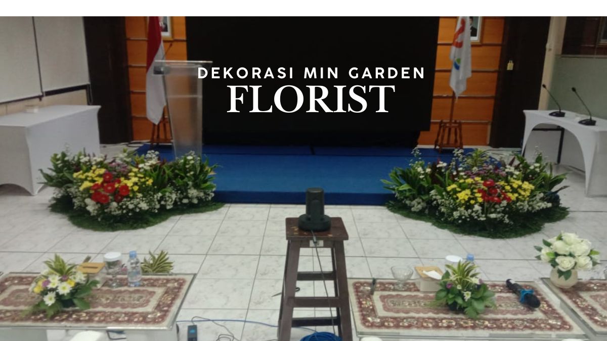 mini garden bunga potong